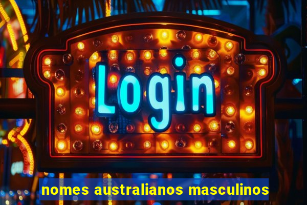 nomes australianos masculinos