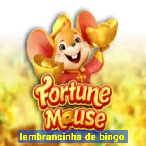 lembrancinha de bingo