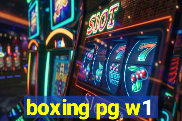 boxing pg w1