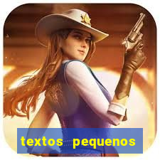 textos pequenos para alfabetizar