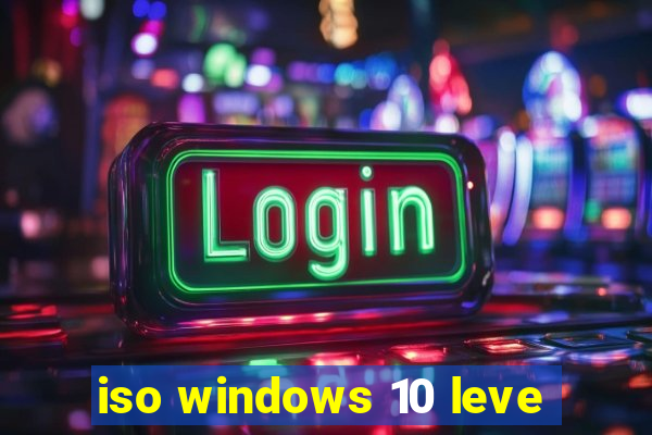 iso windows 10 leve