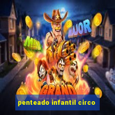 penteado infantil circo