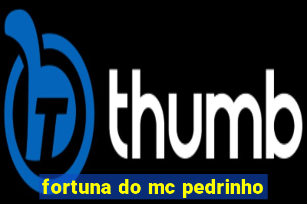 fortuna do mc pedrinho