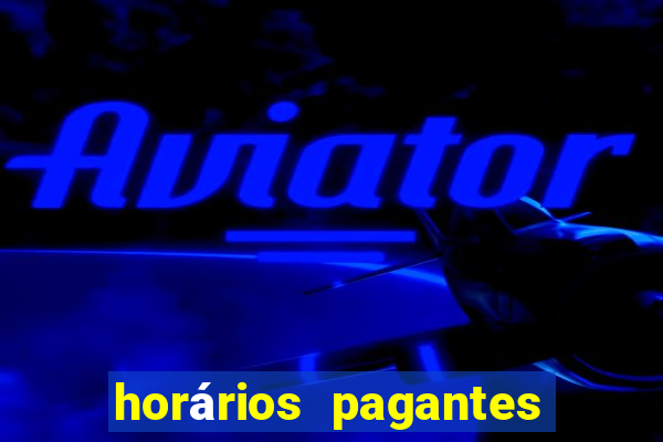 horários pagantes pg soft