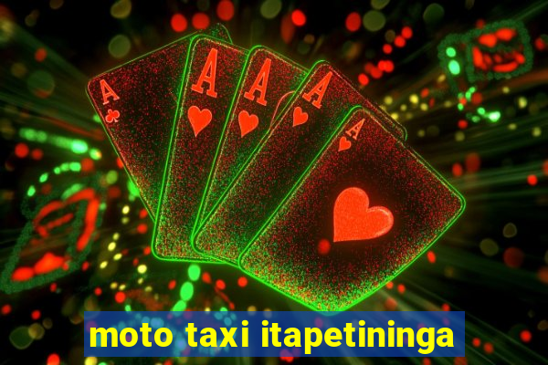 moto taxi itapetininga