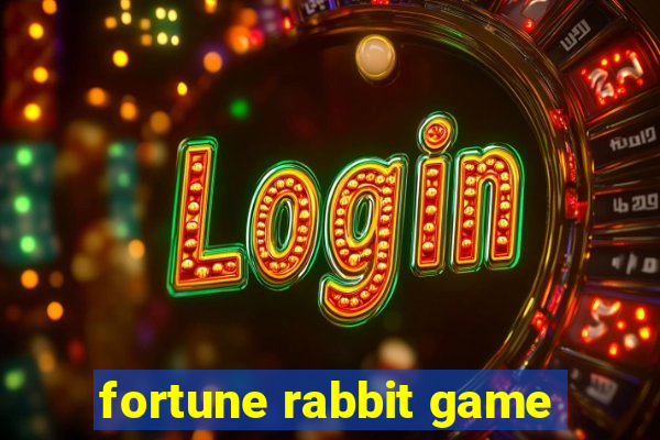 fortune rabbit game