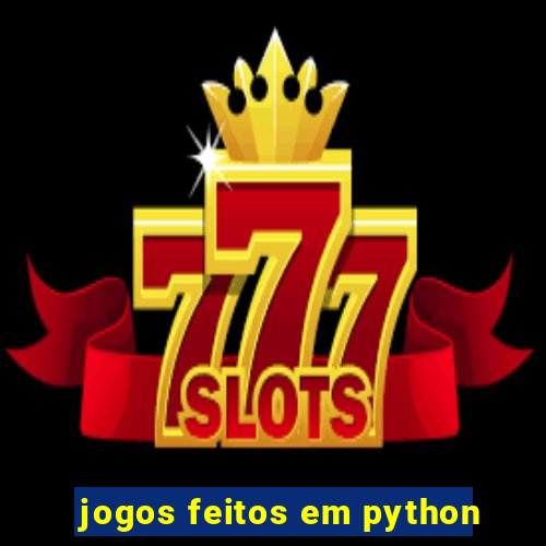 jogos feitos em python