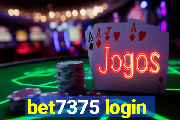 bet7375 login