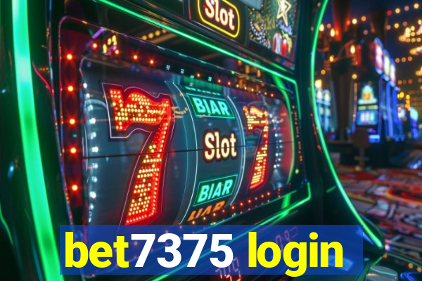 bet7375 login