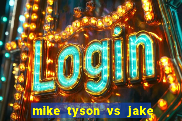 mike tyson vs jake paul assistir online