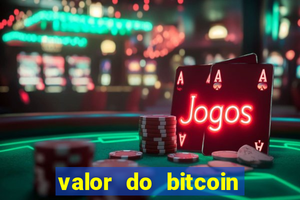 valor do bitcoin em 2020