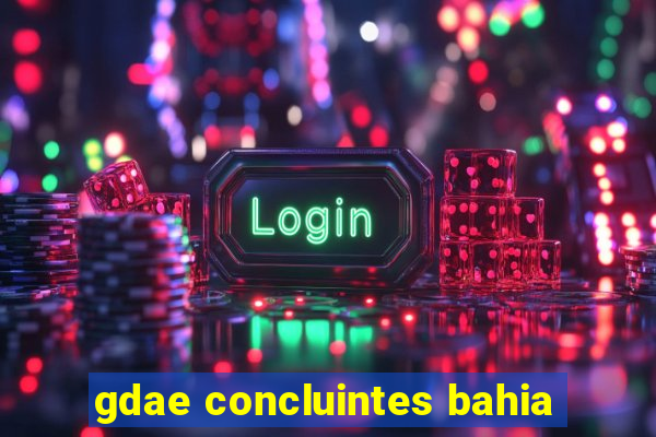 gdae concluintes bahia