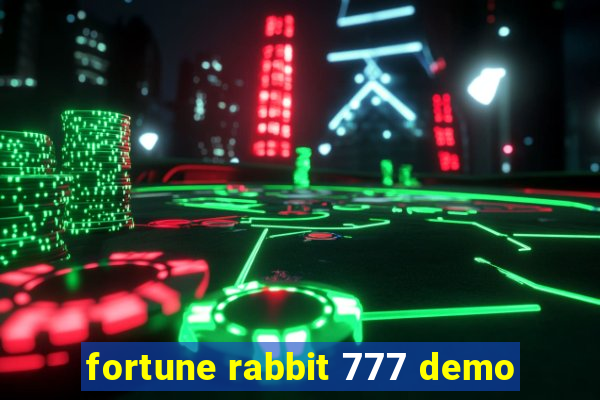 fortune rabbit 777 demo