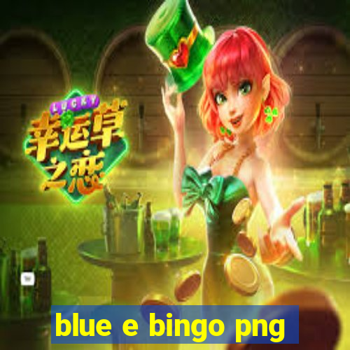 blue e bingo png