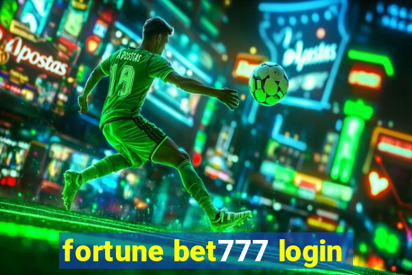 fortune bet777 login