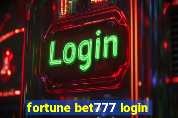 fortune bet777 login