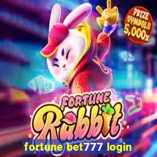 fortune bet777 login