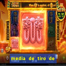 media de tiro de meta por jogo