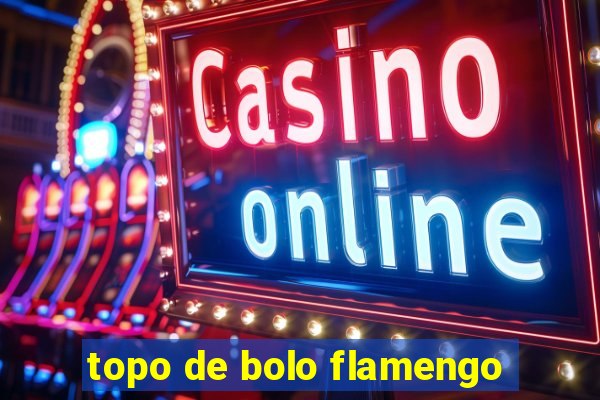 topo de bolo flamengo