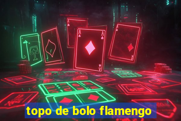 topo de bolo flamengo