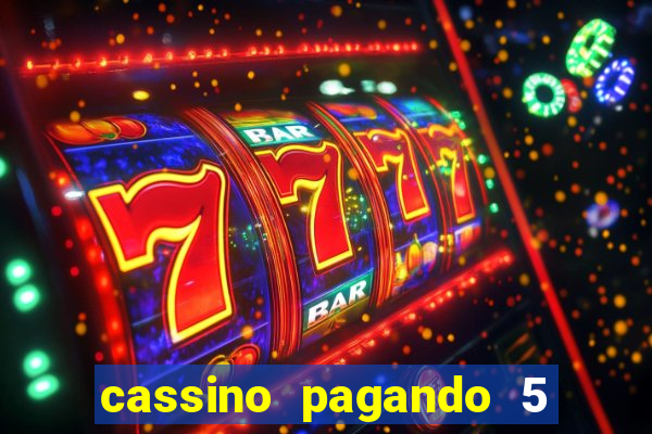 cassino pagando 5 reais no cadastro