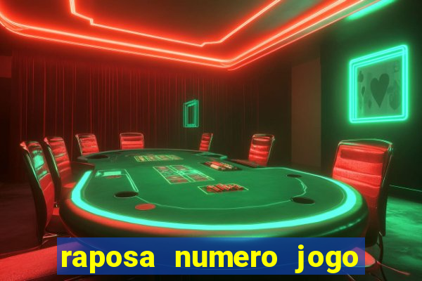 raposa numero jogo do bicho