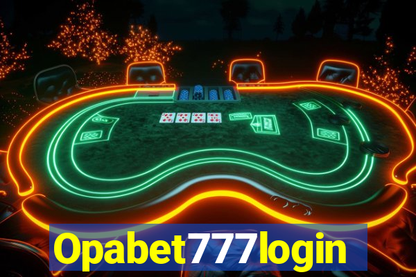 Opabet777login