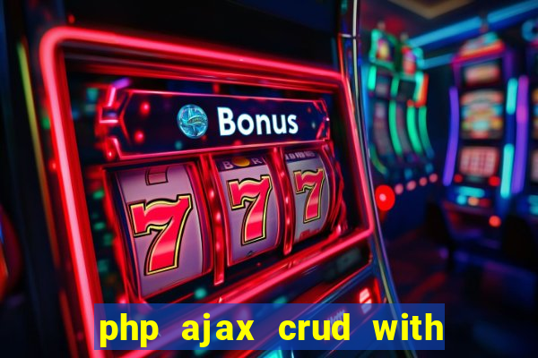 php ajax crud with datatables and bootstrap modals