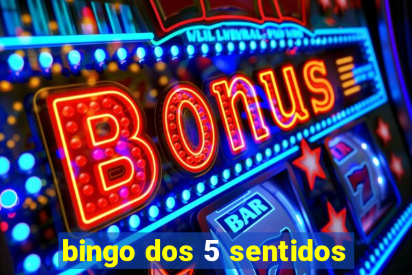 bingo dos 5 sentidos