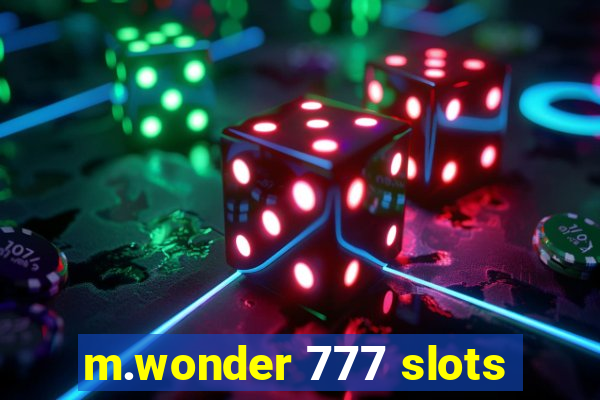 m.wonder 777 slots