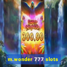 m.wonder 777 slots