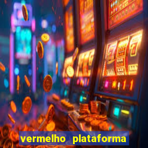 vermelho plataforma de jogos