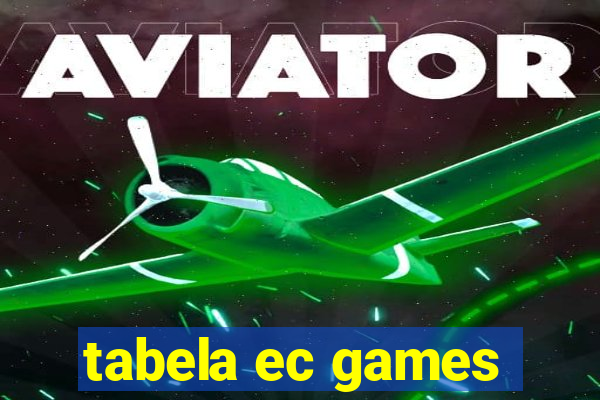 tabela ec games