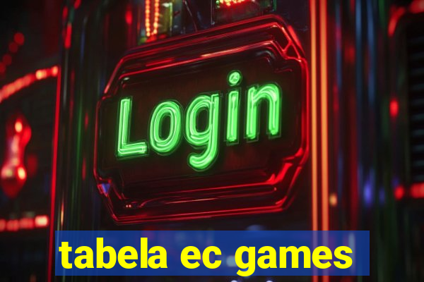 tabela ec games