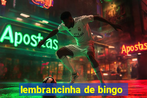 lembrancinha de bingo