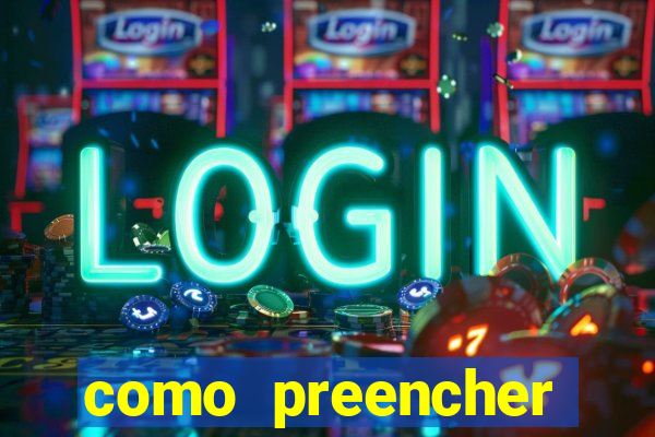 como preencher recibo de pagamento