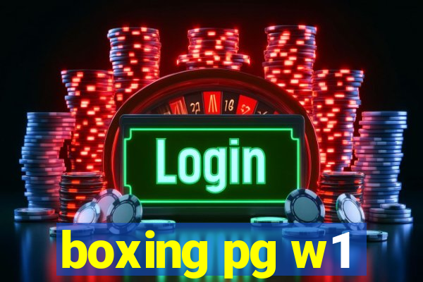 boxing pg w1