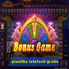 planilha lotofacil gratis