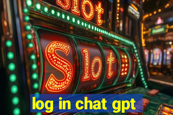 log in chat gpt