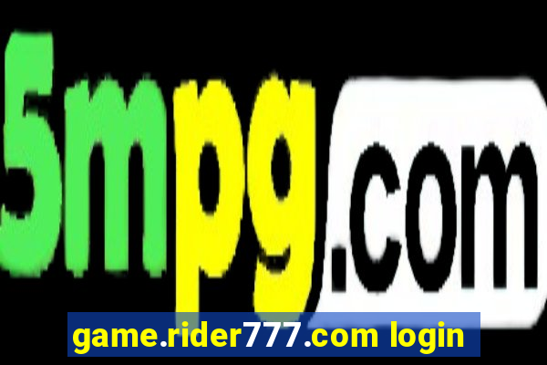 game.rider777.com login